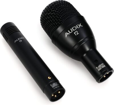 AUDIX FP7 Fusion Series 7-piece Drum Mic Kit for Kick, Snare, Toms, and Overheads with Travel Case – Black