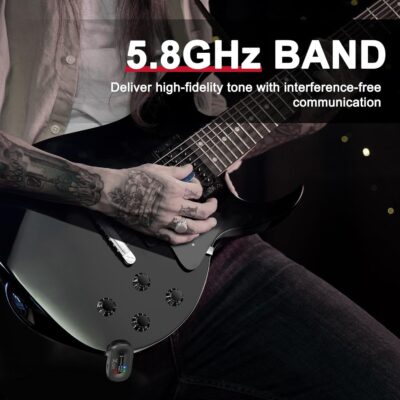 71yi4Qyu L. AC SL1500 Xvive A58 Wireless Guitar System with 5.8GHz Transmitter and Receiver