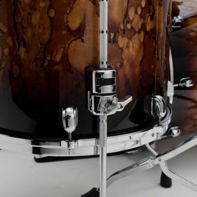 Tama WBS52LS Starclassic Walnut/Birch 5-Piece Drum Kit – Molten Brown Burst Bundle with Drumsticks, Drumstick Bag, and Austin Bazaar Polishing Cloth