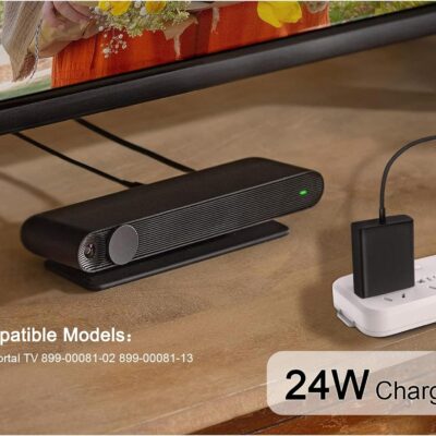 71ywJUoeqCL. AC SL1500 24W Charger Compatible with Facebook meta Portal tv Power Cord 899-00081-02 899-00081-13 am24a-120f (only for Portal tv not fit Portal Display)