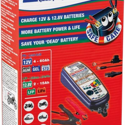 71z6Lvsw07L. AC SL1500 Optimate 4 Quad Program | Premium Edition, TM631-PR, Gold Series: 9-Step 12V / 12.8V 1.25A Sealed Battery Saving Charger & maintainer