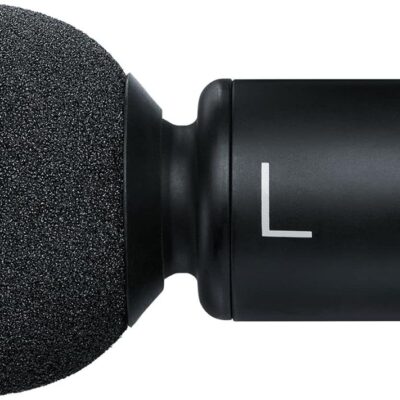 Shure MV88+ Video Kit – Digital Stereo Condenser Microphone for Apple and Android, with Manfrotto PIXI Tripod, Phone Clamp, Mount, iOS and USB-C Cables for Next-Level Compatibility and Connectivity