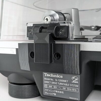 Loudio Dust Cover Hinges Kit – Upgrade Replacement for Technics SL-1200MK7 / SL-1200M7L Turntable, Vinyl Record Player Lid