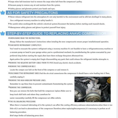 A/C Compressor AC Air Conditioning Compressor For Mercedes-Benz C240 ML350 R350 CLS550 GL550 E320 2.5L/ 3.2L/5.0L/5.5L CO 10807JC 2003 2004 2005 2006 2007 2008 2009 2010 2011