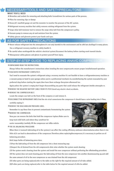 A/C Compressor AC Air Conditioning Compressor For Mercedes-Benz C240 ML350 R350 CLS550 GL550 E320 2.5L/ 3.2L/5.0L/5.5L CO 10807JC 2003 2004 2005 2006 2007 2008 2009 2010 2011