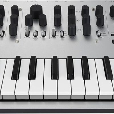 812zUdSc5UL. AC SL1500 Korg minilogue 37-key Polyphonic Analog Synthesizer w/ 16-step Sequencer, 4 Voices and OLED Oscilloscope (MINILOGUE)