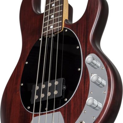 Sterling by Music Man StingRay Ray4 Bass Guitar in Walnut Satin