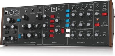 814jik3OXXL. AC SL1500 Behringer MODEL D Authentic Analog Synthesizer with 3 VCOs, Ladder Filter, LFO and Eurorack Format