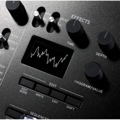 Korg minilogue xd 37-key Polyphonic Analog Synththesizer w/ 16-step Sequencer, 4 Voices and OLED Oscilloscope (MINILOGUEXD)