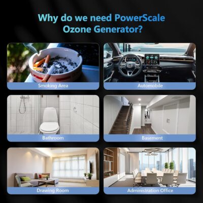 815Lg KxU4L. AC SL1500 PowerScale Ozone Generator 90,000mg/h O3 Intelligent Control Ozone Odor Eliminator Commercial Ozone Machine Odor Removal, For Home, Car, Pet Room – High Capacity Ionizer Ozone Air Purifier, Black