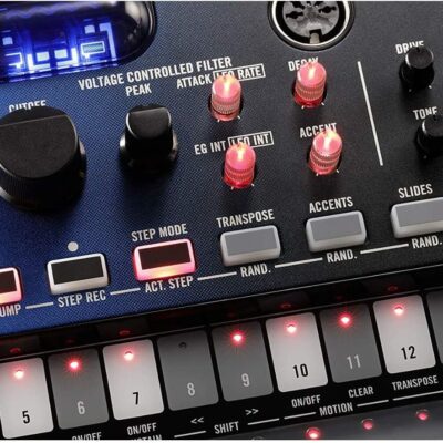 815noOiGXbL. AC SL1500 Korg Volca Nubass Vacuum Tube Synthesizer Oscillator Circuit w/ 16-step Sequencer and Low-pass Filter