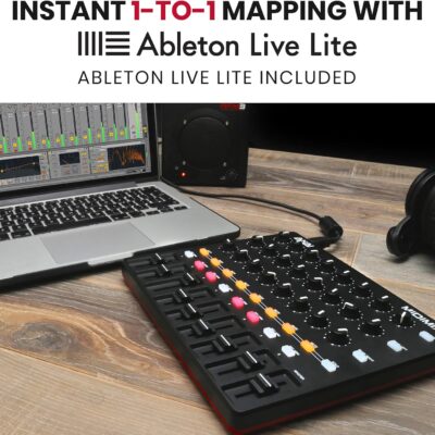 816eBSx6q7L. AC SL1500 Akai Professional MIDImix – USB MIDI Controller Mixer with Assignable Faders and Master Fader, 24 Knobs and 16 Buttons, 1 to 1 Mapping With Ableton Live