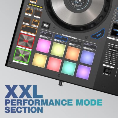 Reloop Mixon 8 Pro 4-Channel DJ Controller, Black