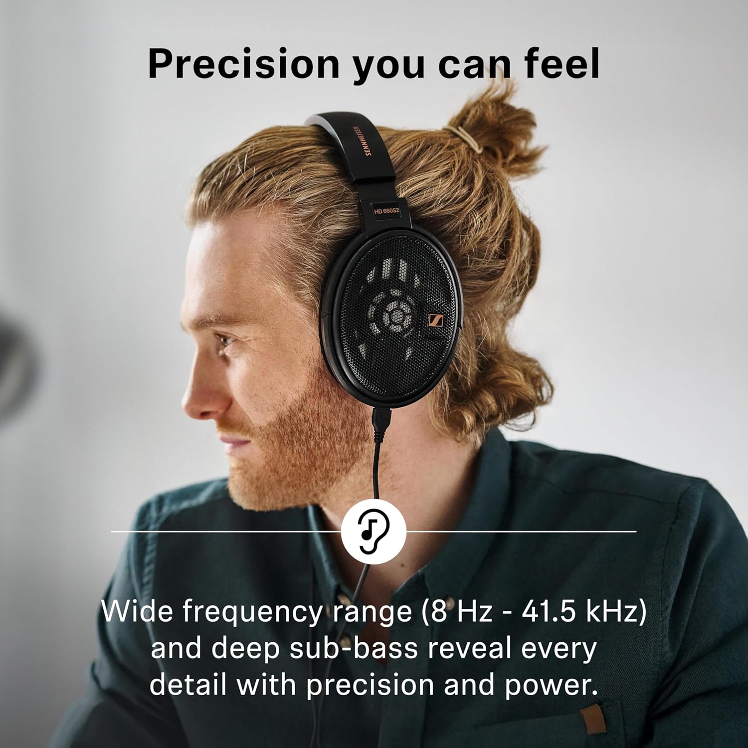 Sennheiser HD 660S2 – Audiophile Open-Back Over Ear Headphones with Deep Bass Extension and Refined Acoustic Performance, Over-Ear Headphones for PC, Music, Gaming, Podcasts, Premium Black