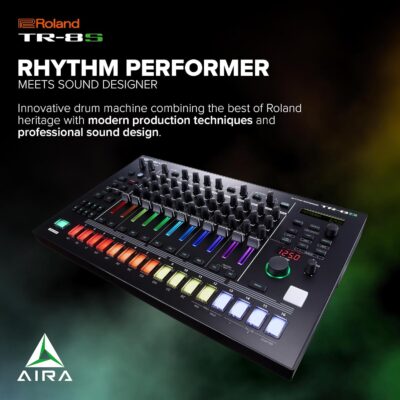 Roland TR-8S Rhythm Performer | Advanced Drum Machine with Classic TR Drum Sounds Including the TR-808, TR-909, TR-707, TR-727, TR-606 & CR-78 | ACB Technology | 128 Kits | Customizable Effects
