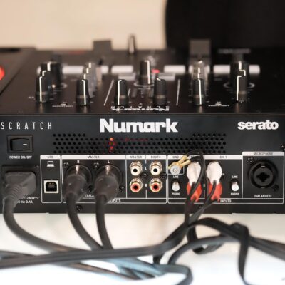 Numark Scratch | Two-Channel DJ Scratch Mixer for Serato DJ Pro (included) With Innofader Crossfader, DVS license, 6 Direct Access Effect Selectors, Performance Pads and 24-Bit Sound Quality