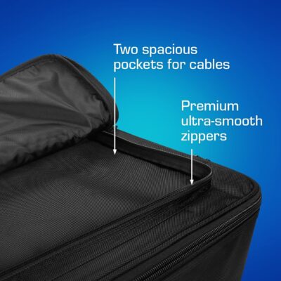 Analog Cases 37-Key Keyboard Travel Bag – Fits Akai MPC Key 37 / Sequential Take 5 / Oberheim TEO-5 / Behringer VC340 / Roland Jupiter XM & JD-XI/Virus TI2 / Modal Argon8 & Cobalt8