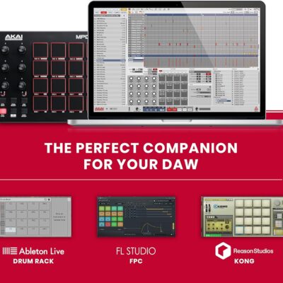 Akai Professional MPD218 – USB MIDI Controller with 16 MPC Drum Pads, 6 Assignable Knobs, Note Repeat and Full Level Buttons and Production Software
