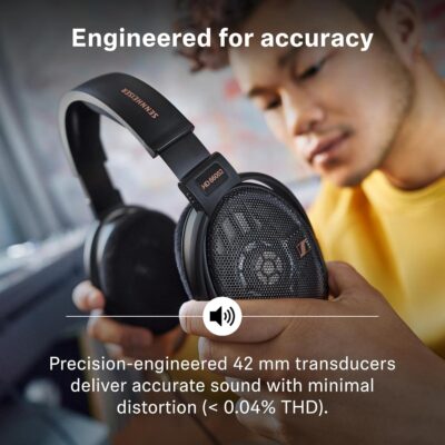 8183ipznGjL. AC SL1500 Sennheiser HD 660S2 – Audiophile Open-Back Over Ear Headphones with Deep Bass Extension and Refined Acoustic Performance, Over-Ear Headphones for PC, Music, Gaming, Podcasts, Premium Black