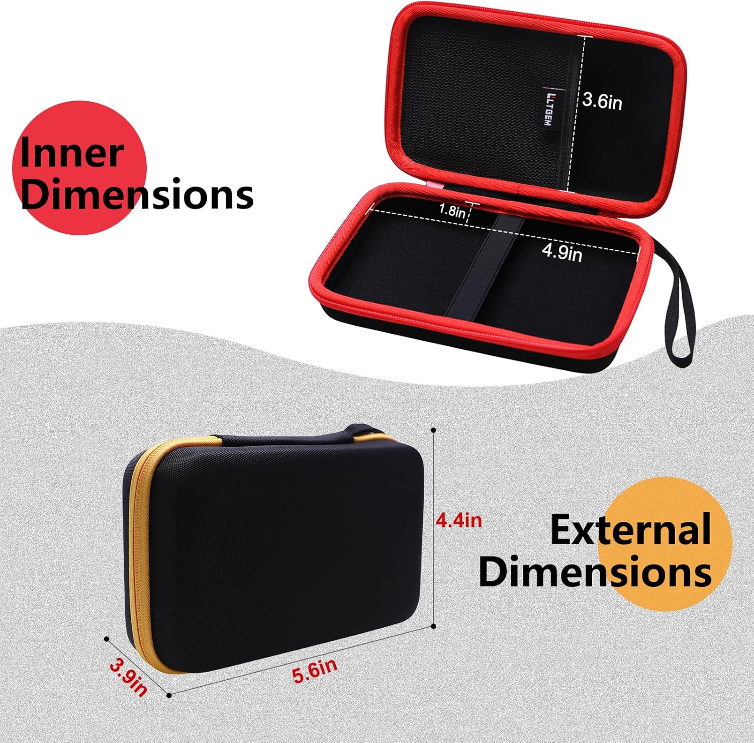 LTGEM Case Compatible with Roland AIRA Compact P-6 / S-1 / T-8 / E-4 / J-6 Creative Sampler Drum Sequencer, Green(Case Only)