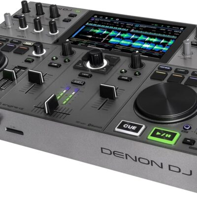 818lIndcJ L. AC SL1500 Denon DJ PRIME GO+ Portable DJ Controller and Mixer with Stem Separation, 2 Decks, Wi-Fi Streaming, Bluetooth, Lights Control, 7 Screen and Battery