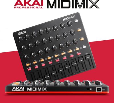 818pyqac L. AC SL1500 Akai Professional MIDImix – USB MIDI Controller Mixer with Assignable Faders and Master Fader, 24 Knobs and 16 Buttons, 1 to 1 Mapping With Ableton Live