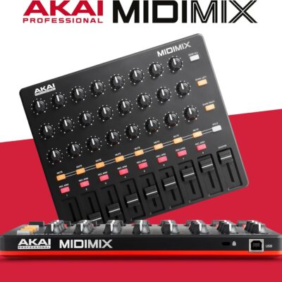 818pyqac L. AC SL1500 Akai Professional MIDImix – USB MIDI Controller Mixer with Assignable Faders and Master Fader, 24 Knobs and 16 Buttons, 1 to 1 Mapping With Ableton Live