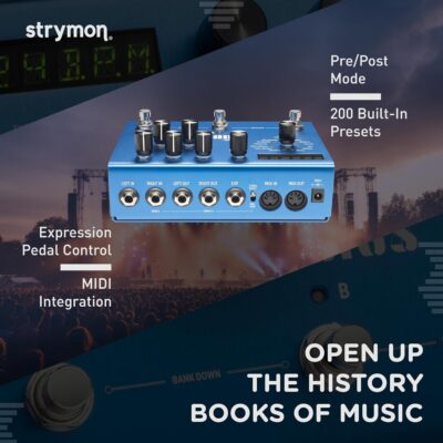 Strymon Mobius 12 Voice Modulation Guitar Effects Pedal, for Electric and Acoustic Guitar, Synths and Keyboards