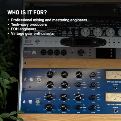 Antelope Audio A4-1B Optical Compressor — Optical Tube Compressor w/Analog Signal Path & Custom Transformers — DAW Integration, Remote Control & Automation — Analog Automated Opto Valve Compressor