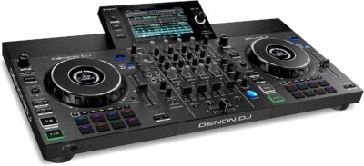 Denon DJ SC LIVE 4 Standalone DJ Controller with Stem Separation on 4-Decks, Wi-Fi Streaming, Build-in Speakers, Serato DJ and Virtual DJ Compatible