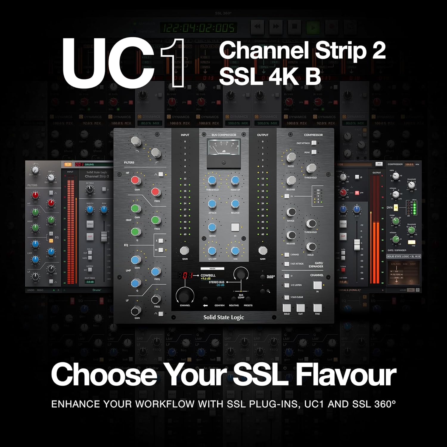 Solid State Logic UC1 Hardware Plug-In Control Surface