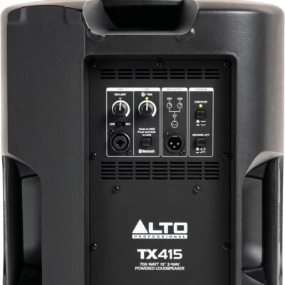 ALTO TX415 700W 15 Powered PA Speaker with TWS Bluetooth, 2-Channel Mixer, for Outdoor DJ or Band Performances, Rehersals, Venues or Events
