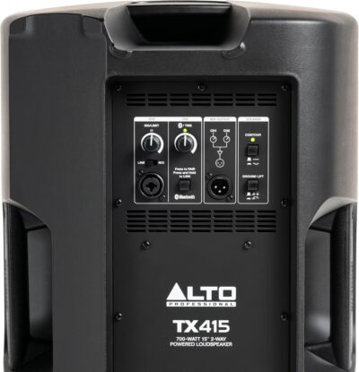 ALTO TX415 700W 15 Powered PA Speaker with TWS Bluetooth, 2-Channel Mixer, for Outdoor DJ or Band Performances, Rehersals, Venues or Events