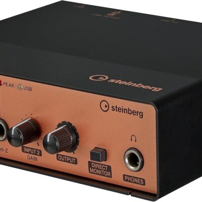 81AXS0anAoL. AC SL1500 Steinberg UR Series UR12 Black/Copper Audio Interface with Cubase AI and Cubase AI