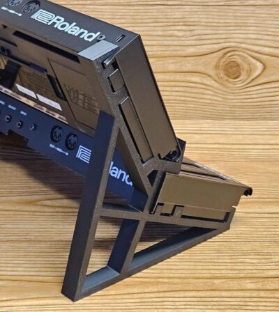 Made in the USA 2 Tier 3D Printed Desktop Mounting Stand For Roland Boutique Series TR-06 TR-08 TR-09 Drum Machine VP-03 Vocoder Synthesizer, Black