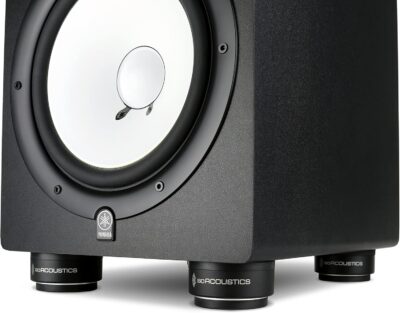 81Aav8iCaS. AC SL1500 IsoAcoustics Iso-Puck Series Acoustic Isolators (Iso-Puck, 20 lbs max/Unit, 4-Pack)