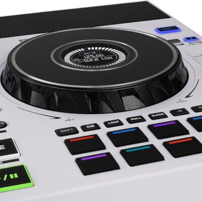 81AftcjQVTL. AC SL1500 Denon DJ SC LIVE 4 WHITE – Standalone DJ Controller with Stems on 4-Decks, Wi-Fi Streaming, Build-in Speakers, Serato DJ and Virtual DJ Compatible