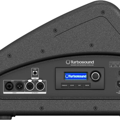 Turbosound FLASHLINE MONITORS TFX122M-AN Coaxial 1100 Watt 2 Way 12 Stage Monitor with Klark Teknik DSP Technology and ULTRANET
