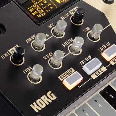 Korg Volca Drum Digital Percussion Synthesizer w/ 16-step Sequencer and Active Step
