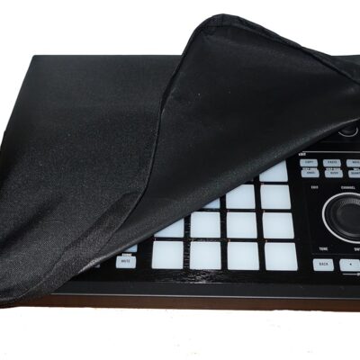 Protective Dust Cover for Native Instruments Maschine Studio [Antistatic, Water Resistant, Black Fabric] by DigitalDeckCovers