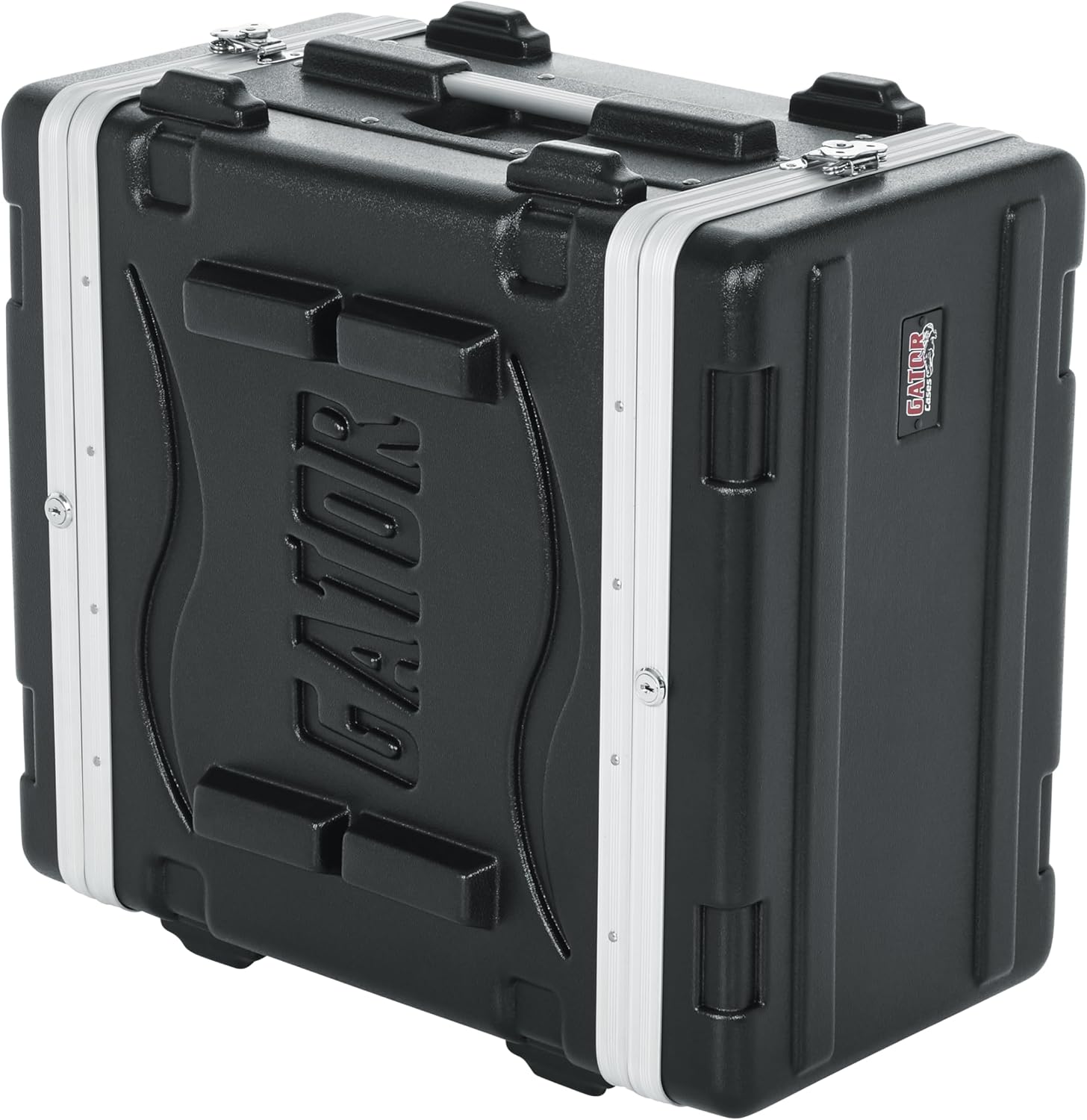 Gator Cases Lightweight Molded 6U Rack Case with Heavy Duty Latches, Standard 19.25 Depth (GR-6L)