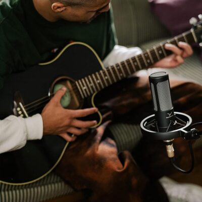 beyerdynamic PRO X M90 Side Addressed Condenser Microphone with Storage Bag, Pop Filter, and Shock Mount