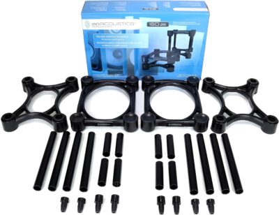 81EL0EjyXhL. AC SL1500 IsoAcoustics Iso-Stand Series Speaker Isolation Stands with Height & Tilt Adjustment: Iso-200 (7.8 x 10) Pair