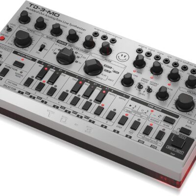 Behringer TD-3-MO-SR Modded Out Analog Bass Line Synthesizer with VCO, MIDI-Controllable VCF and Sub-Harmonics Oscillator