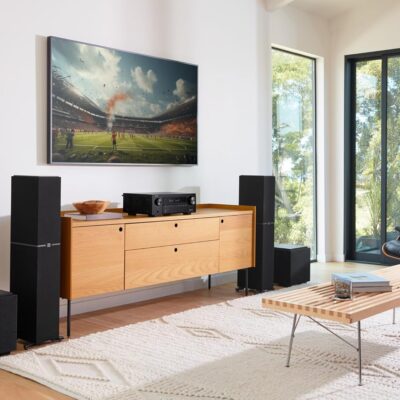 Denon AVR-X1800H 7.2 Channel AV Stereo Receiver – 80W/Channel, Wireless Streaming via Built-in HEOS, WiFi, & Bluetooth, Supports Dolby Vision, HDR10+, Dynamic HDR, & Home Automation Systems