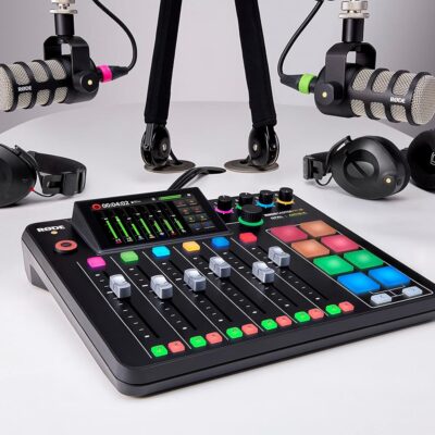 RØDE RØDECaster Pro II All-in-One Production Solution for Podcasting, Streaming, Music Production and Content Creation,Black