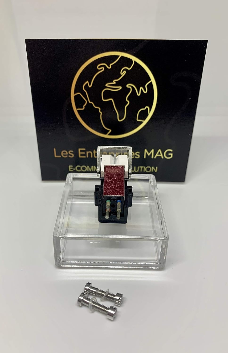 Cartridge + Diamond stylus for STANTON ST100, ST150, STR8 100, STR8 80, STR8 90 Red