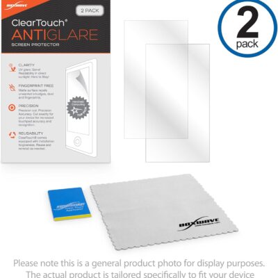 BoxWave Screen Protector Compatible with QSC TouchMix – 16 – ClearTouch Anti-Glare (2-Pack), Anti-Fingerprint Matte Film Skin