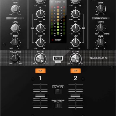 81I ZLsItGL. AC SL1500 1774115965 5899 Pioneer DJM-250MK2 2-channel DJ Mixer with Pioneer PLX-500 Direct Drive Turntables (Pair)