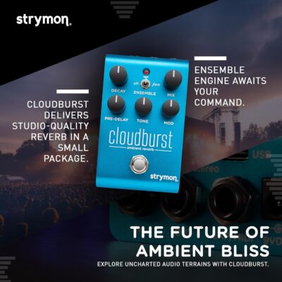81IV GotdlL. AC SL1500 Strymon Cloudburst Ambient Reverb Guitar Pedal with Ensemble Engine, for Electric and Acoustic Guitar, Synths, Vocals and Keyboards